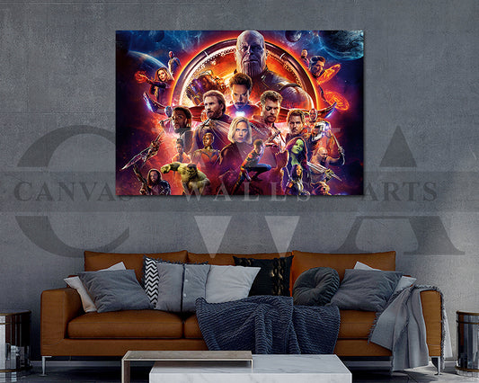 Avengers Infinity War Poster Wall Art