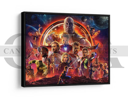 Avengers Infinity War Canvas Wall Art Movie Poster Print