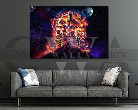Avengers infinity war Canvas Wall Art