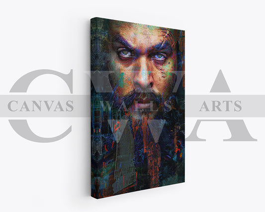 Baba Voss Canvas Wall Art Abstract Movie Poster Print
