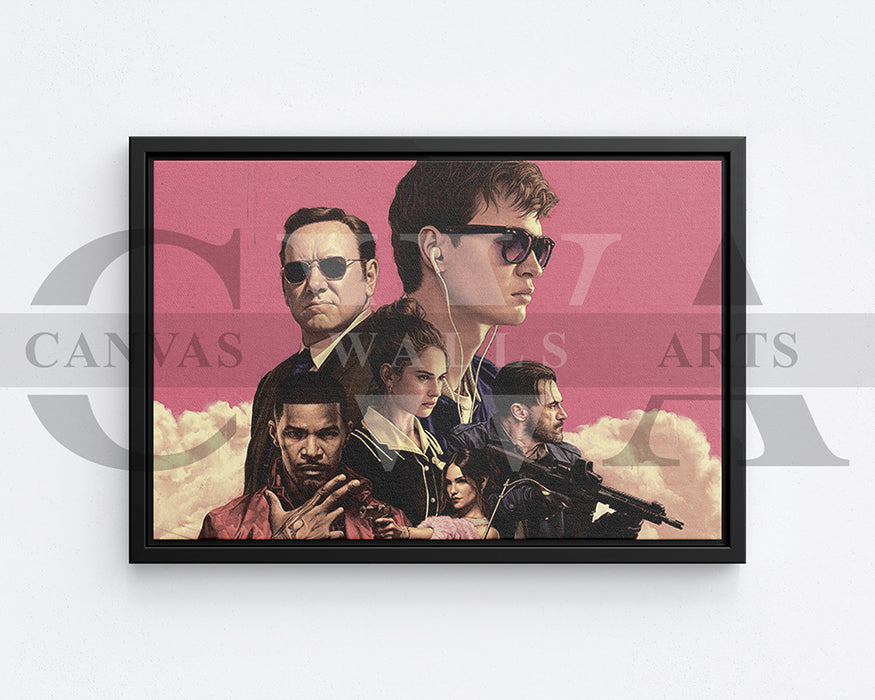 Baby Driver Canvas Wall Art