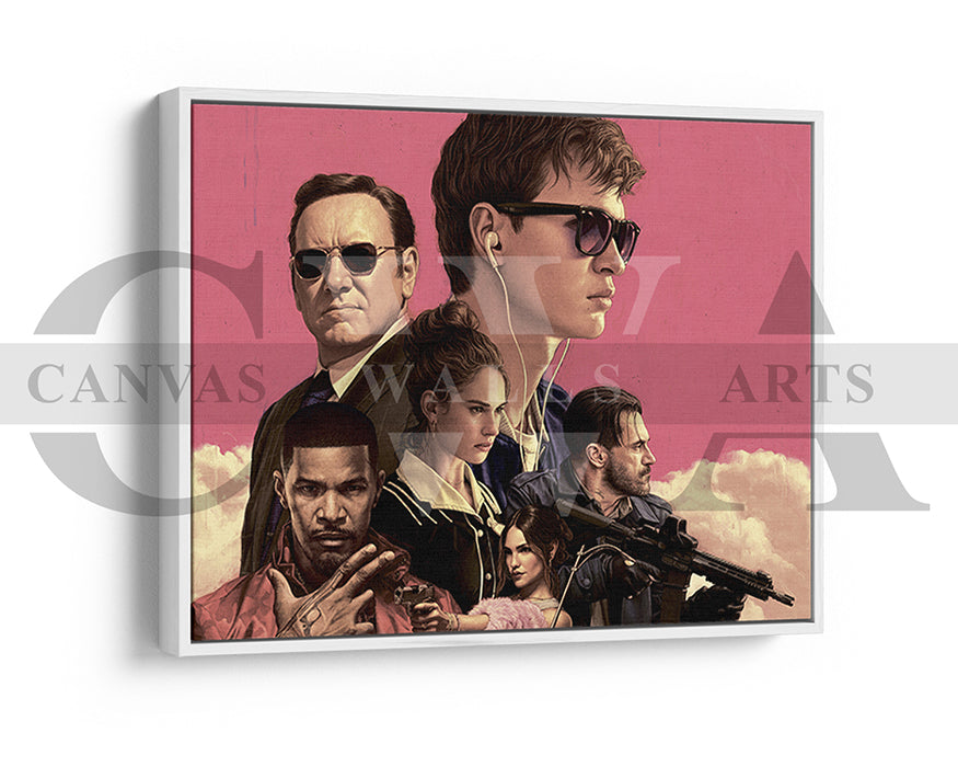 Baby Driver Canvas Wall Art