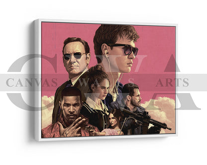 Baby Driver Canvas Wall Art