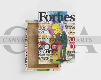Baby Panda Forbes Burns Canvas Wall Art