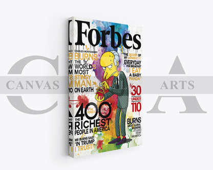 Baby Panda Forbes Burns Canvas Wall Art