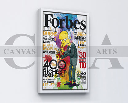 Baby Panda Forbes Burns Canvas Wall Art