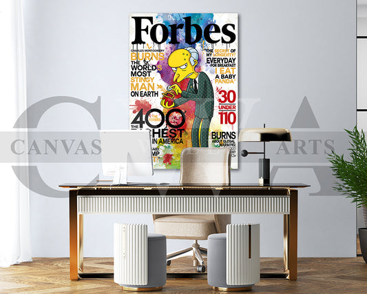 Baby Panda Forbes Burns Canvas Wall Art