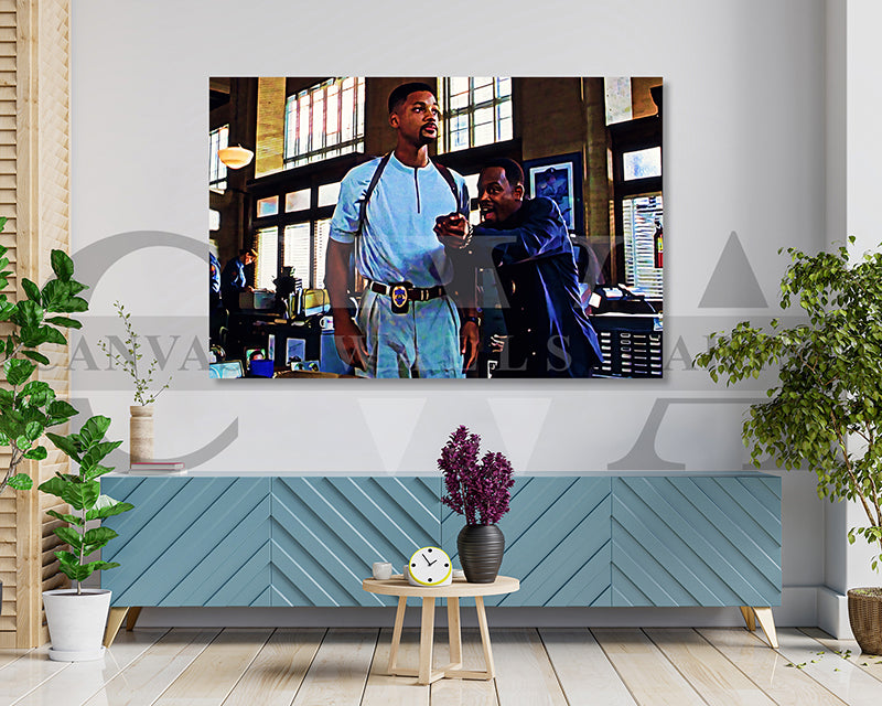 Bad Boys Canvas Wall Art Movie Oil Painting Canvas Print