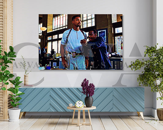Bad Boys Canvas Wall Art Movie Oil Painting Canvas Print