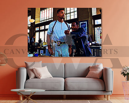 Bad Boys Canvas Wall Art Movie Oil Painting Canvas Print