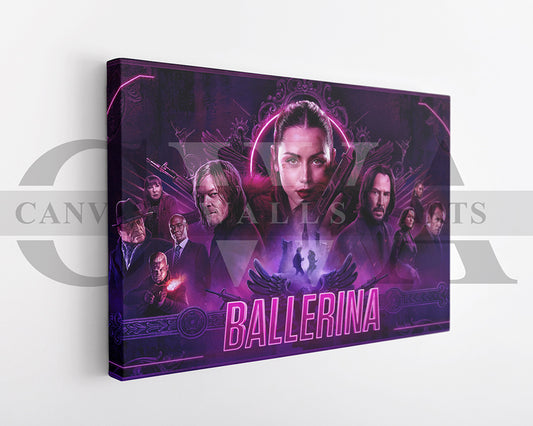 Ballerina Canvas Wall Art