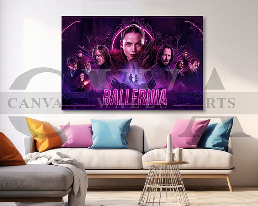 Ballerina Canvas Wall Art