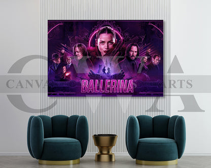 Ballerina Canvas Wall Art