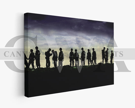 Band Of Brothers Canvas Wall Art