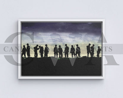 Band Of Brothers Canvas Wall Art