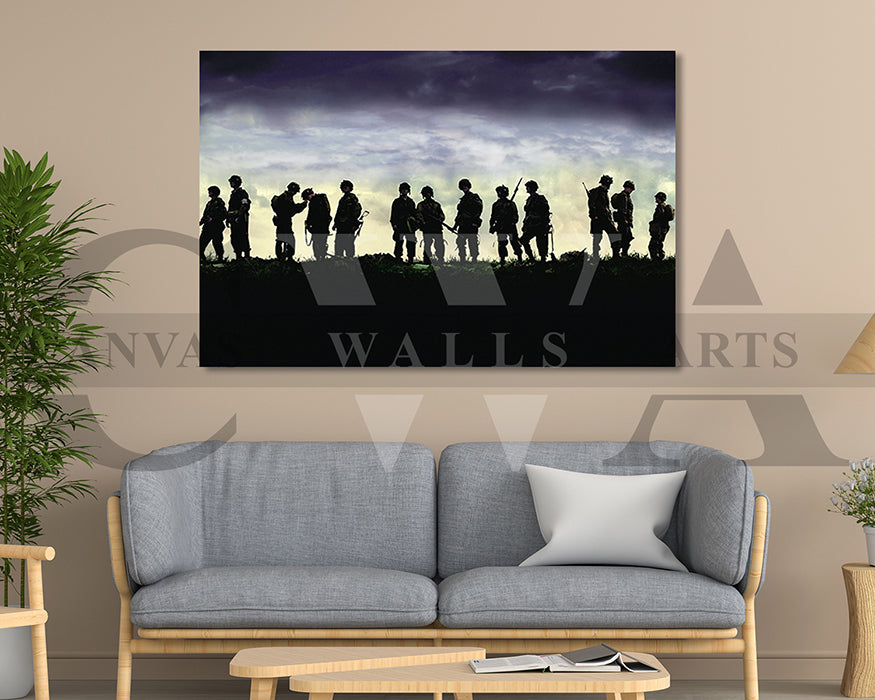 Band Of Brothers Canvas Wall Art