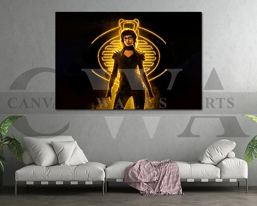 Baroness Snake Eyes Canvas Wall Art