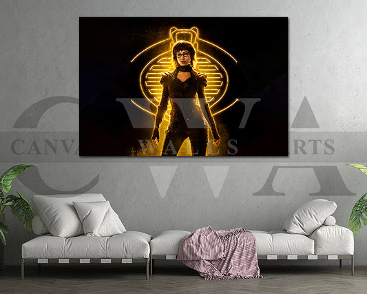 Baroness Snake Eyes Canvas Wall Art