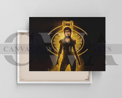 Baroness Snake Eyes Canvas Wall Art