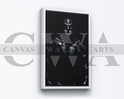 Bat Man Canvas Wall Art Abstract Movie Poster