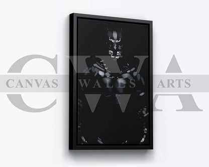 Bat Man Canvas Wall Art Abstract Movie Poster