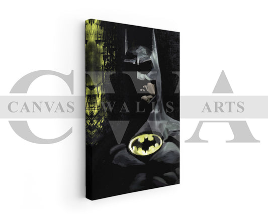 Bat Man Canvas Wall Art
