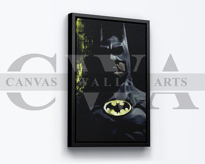 Bat Man Canvas Wall Art