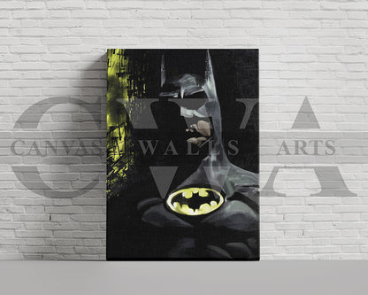 Bat Man Canvas Wall Art
