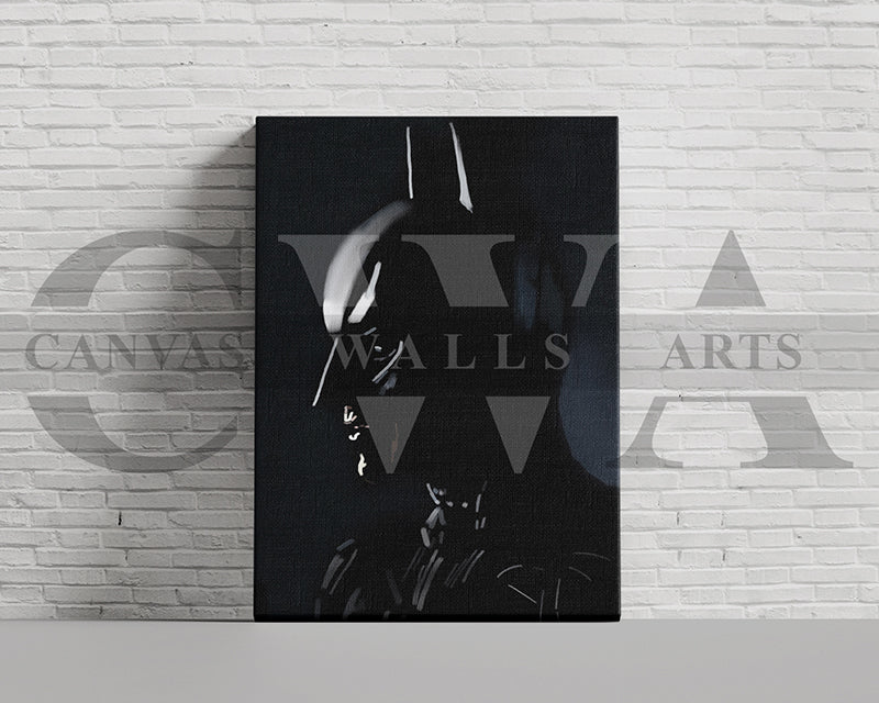 Bat Man Canvas Wall Art Abstract Movie Poster