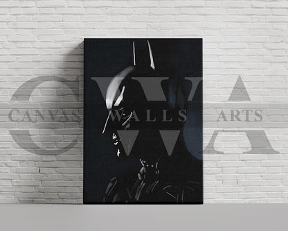Bat Man Canvas Wall Art Abstract Movie Poster