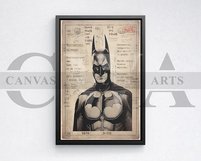 Batman Canvas Wall Art