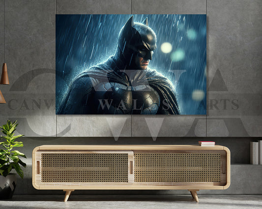 Batman Crusader Watchful Eye Canvas Wall Art