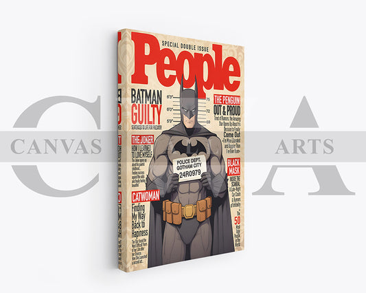 Batman Guilty Canvas Wall Art