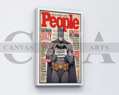 Batman Guilty Canvas Wall Art