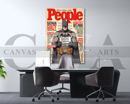 Batman Guilty Canvas Wall Art