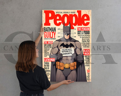 Batman Guilty Canvas Wall Art