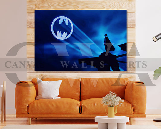Batman Canvas Wall Art Movie Oil Painting Canvas Print