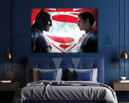 Batman v Superman Canvas Wall Art