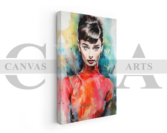 Beautiful Woman Painting Canvas Wall Art