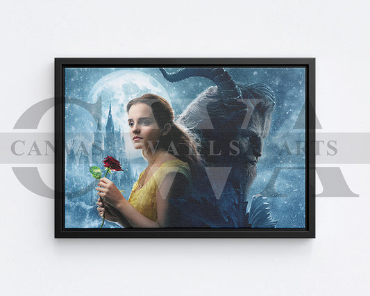 Beauty and the Beast Canvas Wall Art