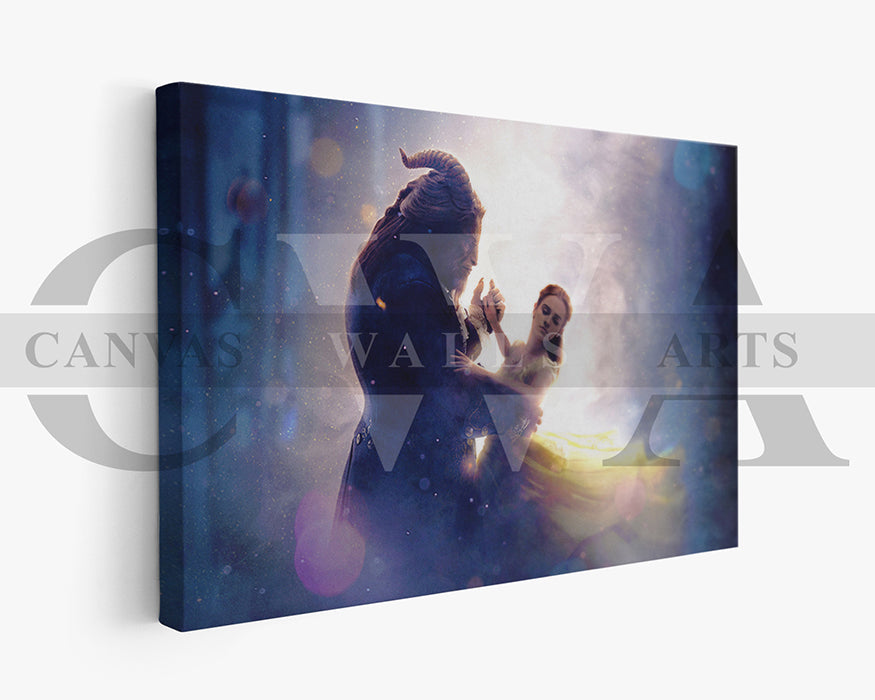 Beauty and the Beast Canvas Wall Art Movie Poster Print