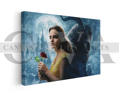 Beauty and the Beast Canvas Wall Art