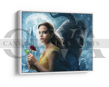 Beauty and the Beast Canvas Wall Art