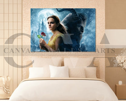 Beauty and the Beast Canvas Wall Art