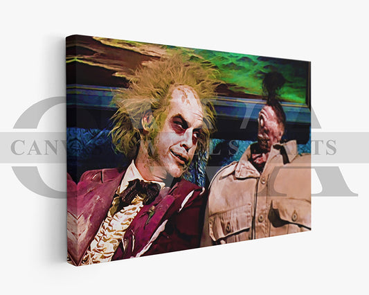 Beetlejuice Canvas Wall Art Movie Oil Painting Canvas Print