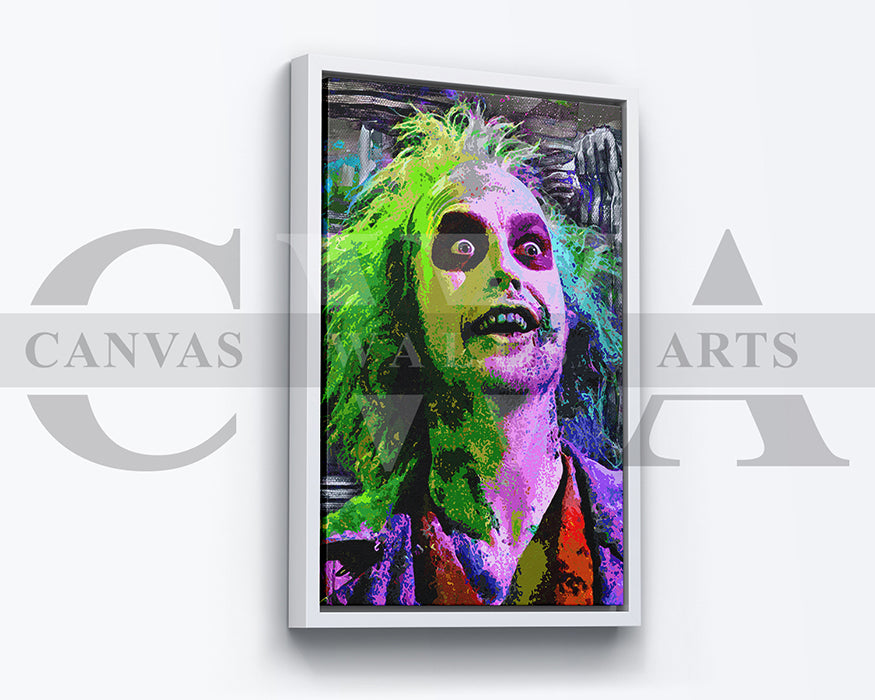 Beetlejuice Canvas Wall Art Movie Abstract Canvas Print