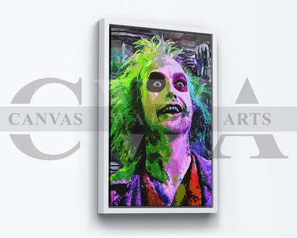 Beetlejuice Canvas Wall Art Movie Abstract Canvas Print