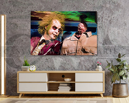 Beetlejuice Canvas Wall Art Movie Oil Painting Canvas Print
