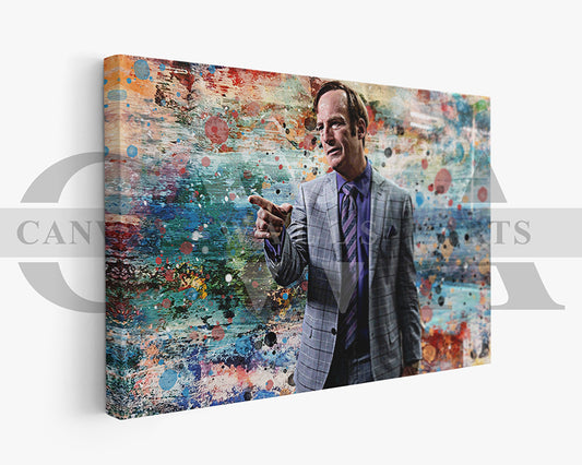 Better Call Saul Canvas Wall Art Abstract Movie Poster Print