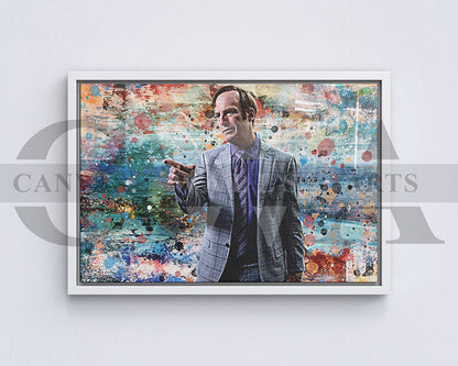 Better Call Saul Canvas Wall Art Abstract Movie Poster Print